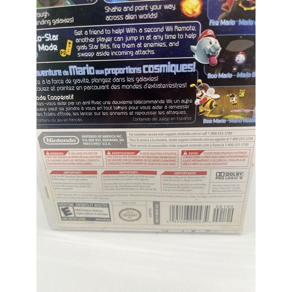 Super Mario Galaxy (Nintendo Wii, 2007) - Tested - Picture 7 of 8